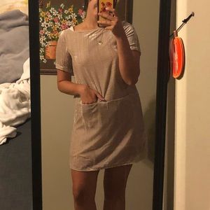 Baby Pink Velvet Dress